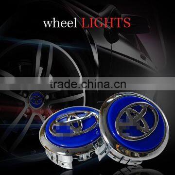 Best Selling LED Decoration Car Wheel Light Metal Chrome IP68 Waterproof Maglev Wheel Lights for TOYOTA