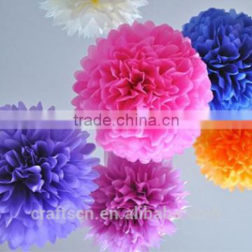 artificial tissue paper flower ball for your big day