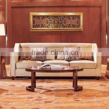 Modern Lobby Hotel Sofa With Coffee Table IDM-S072