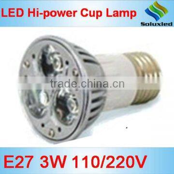 warm white e14 led bulb 3W