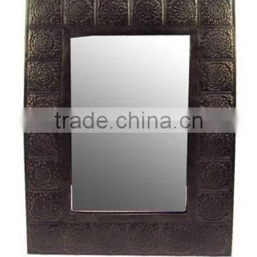 square wall hanging wooden mirror frame,antique metal mirro ,fancy mirror frames