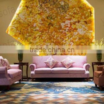 American Style Livingroom Sofa, Classic Appearance Home Furniture Fabric Sofa