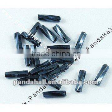 Glass Bugle Beads, Seed Beads, japanese MarineBlue(TTSDB6MM706)