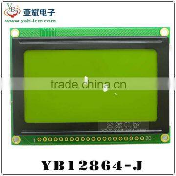 12864 Lcd Module Lcd Panel 128X64 With Backlight Blue Yellow-green Gray photo-3