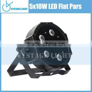 New Professional 5X3W RGB Plastic LED Flat Par