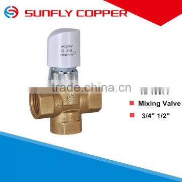 actuator water mixing valve