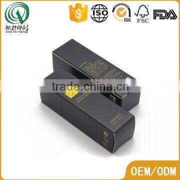 Black Hot Stamping Packaging Customized Luxury Perfume Box Paper photo-6