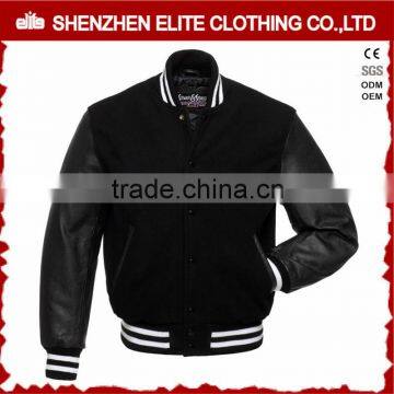 plus size leather wool baseball jackets men varsity