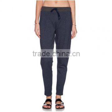 Women Sport fleece lined sweat pants with string