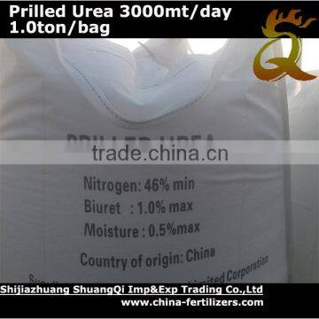 Prilled Urea N 46%min with Ton Bag For Singopore Market