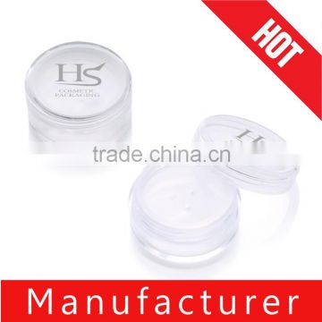 Wholesale transparent loose powder sifter jar