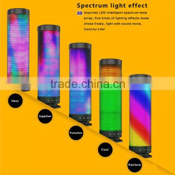 OUTDOOR BLUETOOTH SPEAKER WITH DYNAMIC LED LIGHTS , MICRO SD READER , BUILT-IN BATTERY