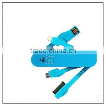 Portable 9 cm Swiss army knife style usb multi-function use for cell phone