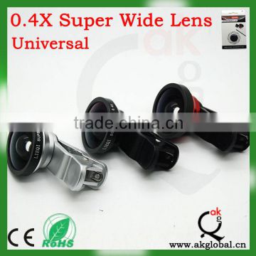 Hot Selling!! digital optics 0.4x Super Wide angle lens for mobile phone