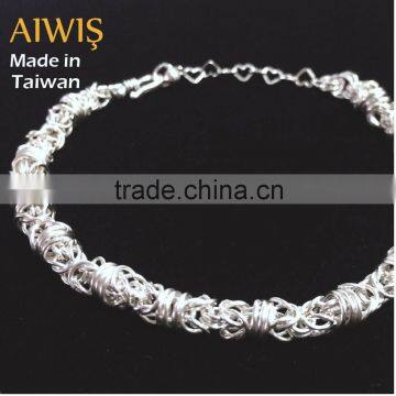 Women Jewel Silver 925 Couple Bangles and Bracelets photo-2