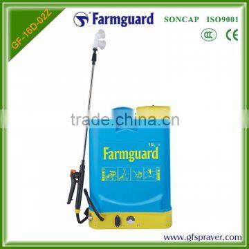 16l knapsack agricultural battery sprayer backpack steel lance 12v8ah power sprayer