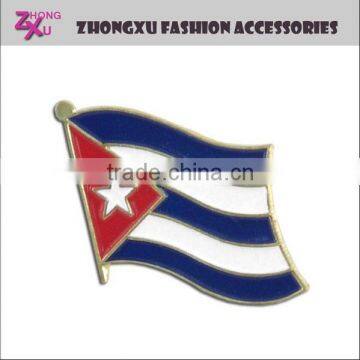 Cuba Flag Lapel Pin Custom Country Flag Lapel Pin