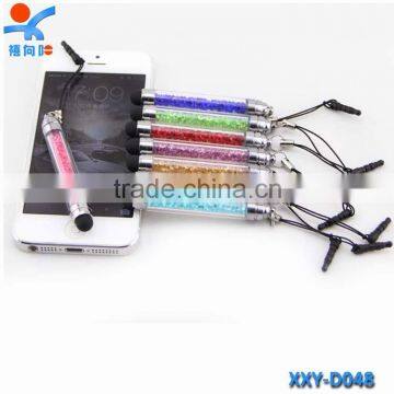 mini crystal touch screen pen for promotion