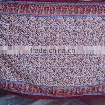 India made best home textile cotton quilts & covers / Hand-block printed best quality quilted cover