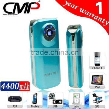 Elegant simple high capacity power bank 4400mAh direct seller