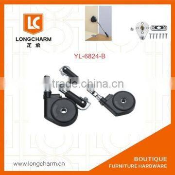 black drop-down support drop down hinge cabinet damper hinge from Guangzhou furniture hardware