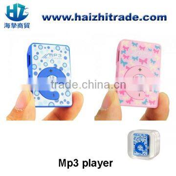 colorful cheap plastic mp3 player mini clip 8gb mp3