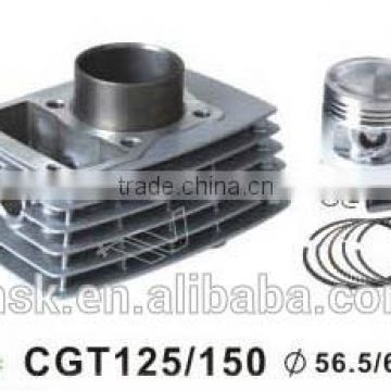 Hot Ssale and shock price Motorcycle Cylinder Head Parts cylinder kit(CG)MODEL CGT125 150DIA56.5 62mm