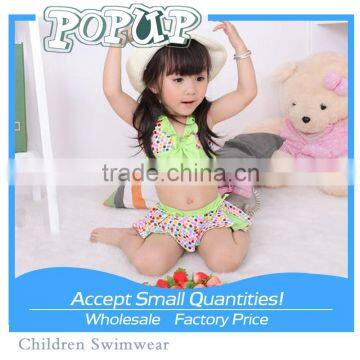 China Factory Children Swimsuit With Lovely Dot Printed