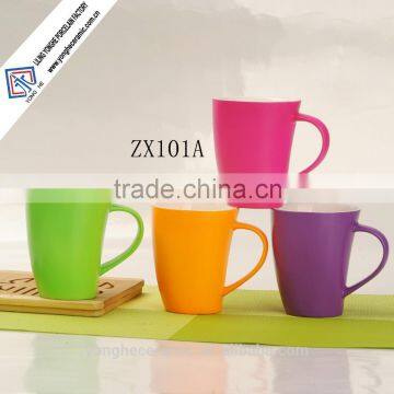 Factory wholesale A GRADE Fluorescent color mugs 250ml