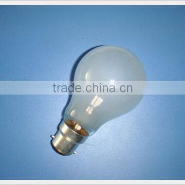 incandescent frosted bulbs B22 100W