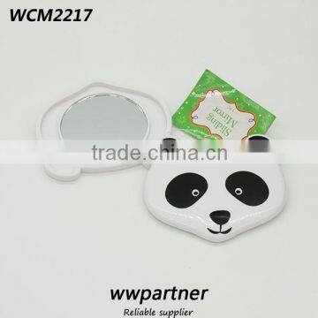 Double side slide Kongfu Panda Kids Make up Mirror with good quality