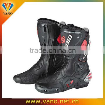 VANO New design fashionable racing boots Motorcycle scooter boots