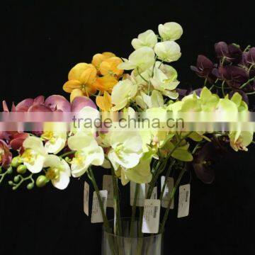 New arrival product wholesale artificial orchid flowers export with nine heads