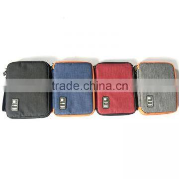 New Fashion Double Layer Cable Organizer Travel Bag Usb Cable Packaging Hard Drive Bag photo-6