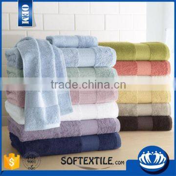 china manufacturer multi-color 500gsm towel bamboo fiber fabric