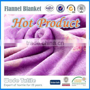 Professinal Manufacture Flannel Blanket Microplush Custom Adults TV Blanket photo-3