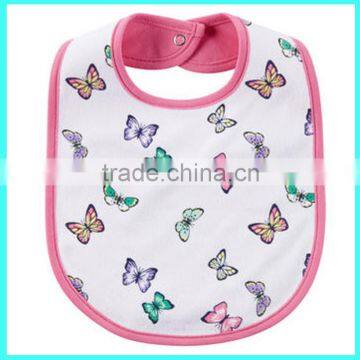 OEM Butterfly Print Teething Bibs for Girls carter's teething bib