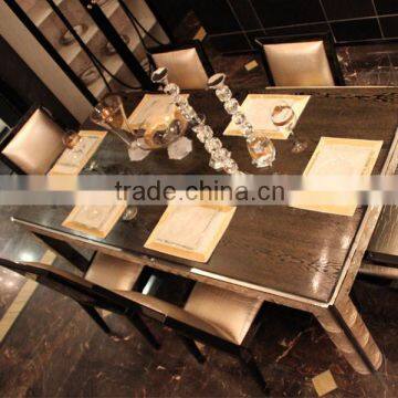 2014 New Crystal Wooden Dining Room Set, Luxury Dining Table, JT14 From China Supplier-JL&C Furniture