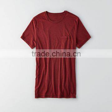 High Quality Custom Mens Poly/Cotton Burnout Crew T-Shirt wholesale