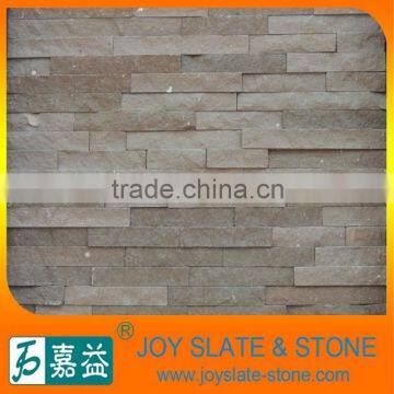 Decorative stone slate wall cladding design