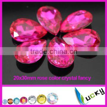 Wholesale self adhesive rhinestones for jewelry making supplies rose color crystal