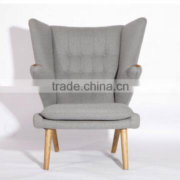 Hotel Project Danish Furniture Papa Bear Chair With Ottoman photo-3