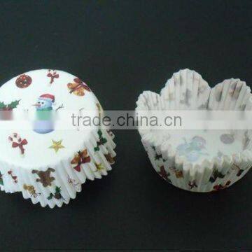 Christmas cupcake cases Christmas snowman small petal baking cups cupcake liners cases