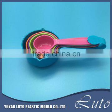 Plastic set colourful gram measuring spoon