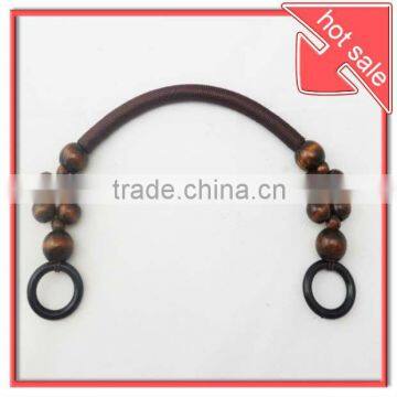 nylon bag handle,wooden handle clutch box purse frame,bag accessory