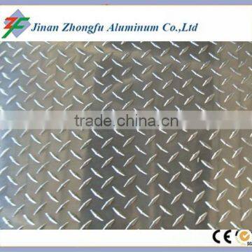 Hot Sale Grade 1060 H24 Embossed Aluminum Plate for Non-slip