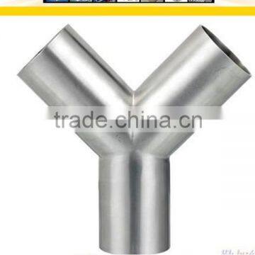 A403 WP316/304/304L Seamless Stainless Steel 45 Degree Pipe Fitting Lateral Tee