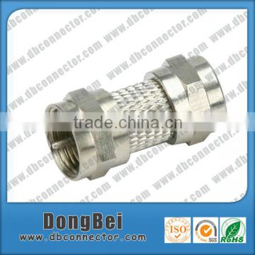 CATV quick male F type plug