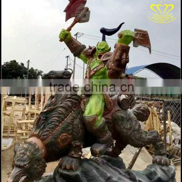 3D three-dimensional FRP film and television characters of Warcraft model sculpture