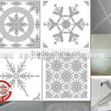 acoustic perforated ceiling board/soundproof decoration material